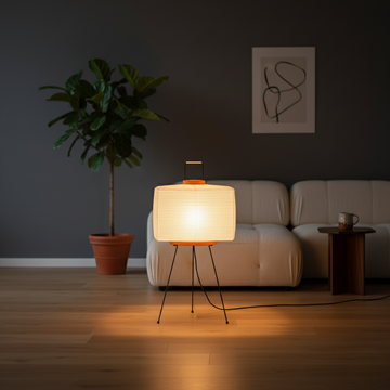 LUMMERO Noguchi Style Rice Paper Lantern