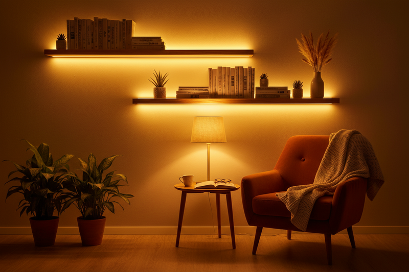 Warm LED lighting